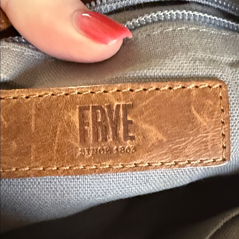 Frye Tan Leather Crossbody Bag - Picture 5 of 5